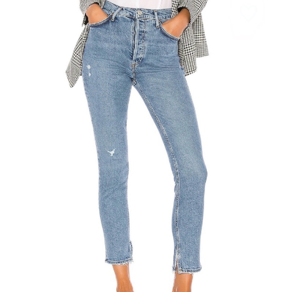 AGOLDE Nico High Rise Slim in Headlines (25)